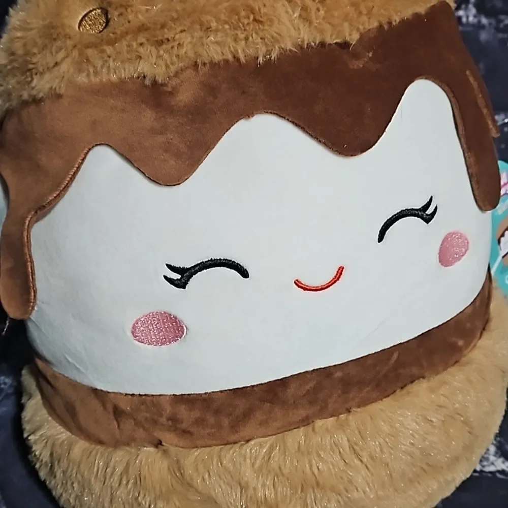 🎁 Original Squishmallows  Fuzzamallows Carmelita 12 inch
